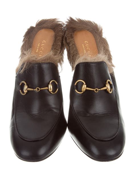 gucci princetown shearling|Gucci princetown mules on sale.